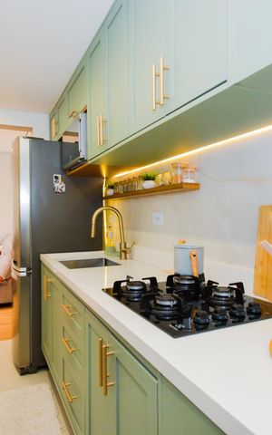 Apartamento à venda com 62m², 2 quartos e 1 vagaCozinha