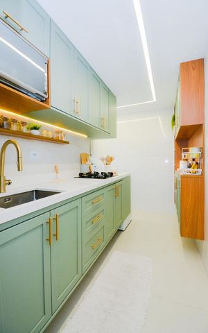 Apartamento à venda com 62m², 2 quartos e 1 vagaCozinha