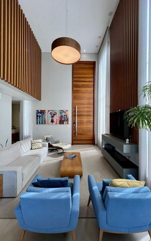 Casa de condomínio à venda com 387m², 4 quartos e 6 vagas Casa de condomínio à venda com 387m², 4 quartos e 6 vagasSala