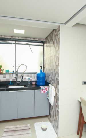 Apartamento à venda com 103m², 2 quartos e 2 vagas Apartamento à venda com 103m², 2 quartos e 2 vagasCozinha