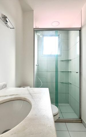 Apartamento à venda com 60m², 2 quartos e 1 vagaBanheiro da Suíte
