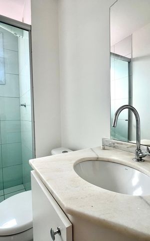 Apartamento à venda com 60m², 2 quartos e 1 vagaBanheiro Social
