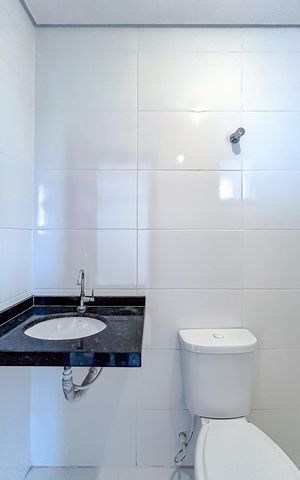 Apartamento à venda com 47m², 2 quartos e sem vagaBanheiro