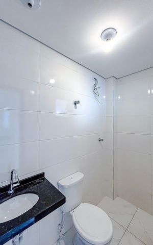 Apartamento à venda com 47m², 2 quartos e sem vagaBanheiro