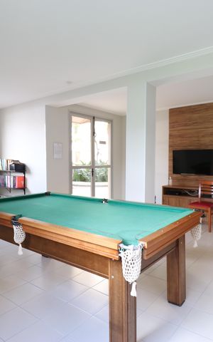 Apartamento à venda com 45m², 2 quartos e sem vagaSalão de jogos