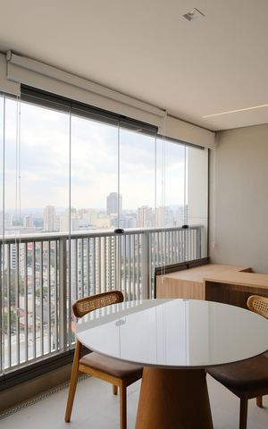 Studio para alugar com 42m², 1 quarto e 1 vagaVaranda