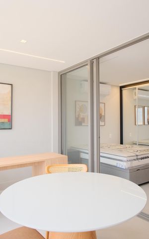 Studio para alugar com 42m², 1 quarto e 1 vagaVaranda