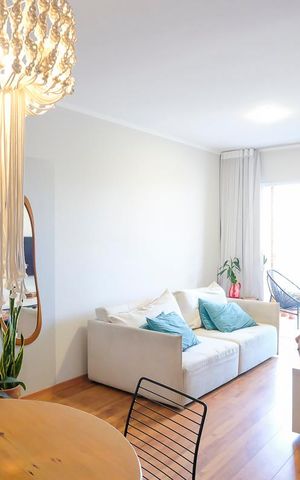 Apartamento para alugar com 76m², 2 quartos e 2 vagasSala