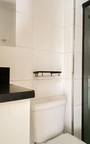 Apartamento à venda com 47m², 2 quartos e 1 vaga Apartamento à venda com 47m², 2 quartos e 1 vagaBanheiro