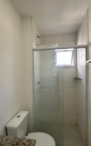 Apartamento para alugar com 52m², 2 quartos e 1 vaga Apartamento para alugar com 52m², 2 quartos e 1 vagaBanheiro