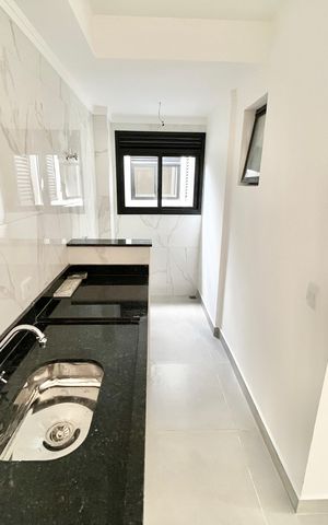 Apartamento à venda com 48m², 2 quartos e sem vaga Apartamento à venda com 48m², 2 quartos e sem vagaCozinha e Área de Serviço