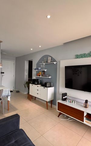 Apartamento à venda com 55m², 1 quarto e 1 vaga Apartamento à venda com 55m², 1 quarto e 1 vagaSala