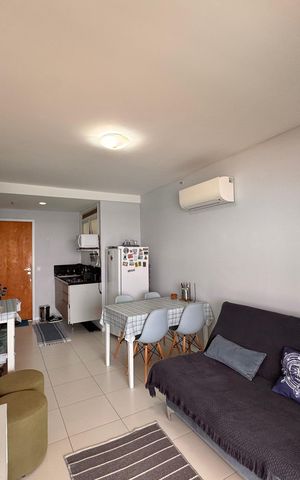 Apartamento à venda com 50m², 1 quarto e 1 vaga Apartamento à venda com 50m², 1 quarto e 1 vagaSala