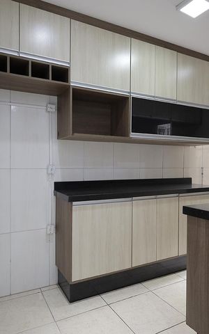 Casa à venda com 100m², 2 quartos e 2 vagas Casa à venda com 100m², 2 quartos e 2 vagasCozinha