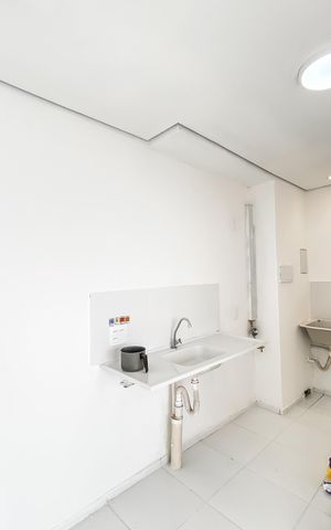Apartamento à venda com 33m², 2 quartos e sem vaga Apartamento à venda com 33m², 2 quartos e sem vagaCozinha/área de serviço