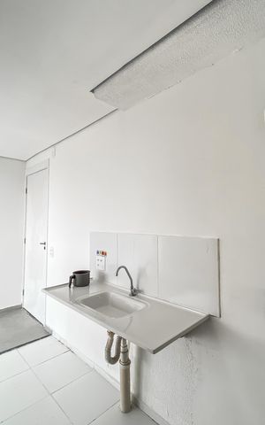 Apartamento à venda com 33m², 2 quartos e sem vaga Apartamento à venda com 33m², 2 quartos e sem vagaCozinha/área de serviço