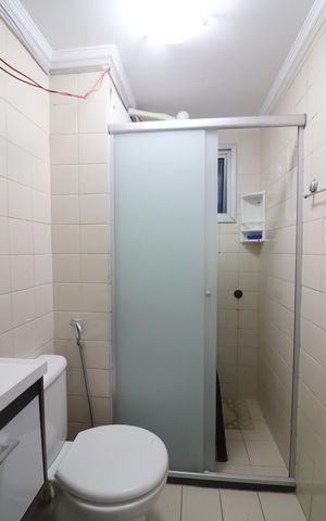 Apartamento à venda com 55m², 2 quartos e 1 vagaBanheiro Social