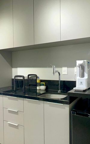 Studio para alugar com 34m², 1 quarto e sem vaga Studio para alugar com 34m², 1 quarto e sem vagaCozinha