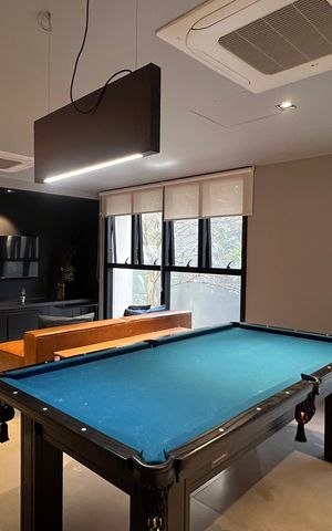 Studio para alugar com 34m², 1 quarto e sem vaga Studio para alugar com 34m², 1 quarto e sem vagaSala de Jogos