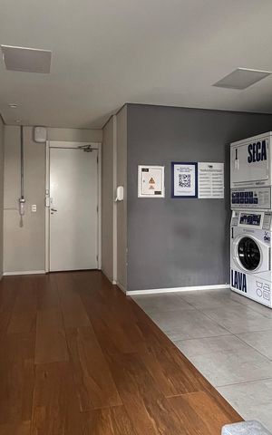 Apartamento para alugar com 25m², 1 quarto e sem vaga Apartamento para alugar com 25m², 1 quarto e sem vagaLavanderia