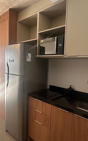 Studio para alugar com 24m², 1 quarto e sem vaga