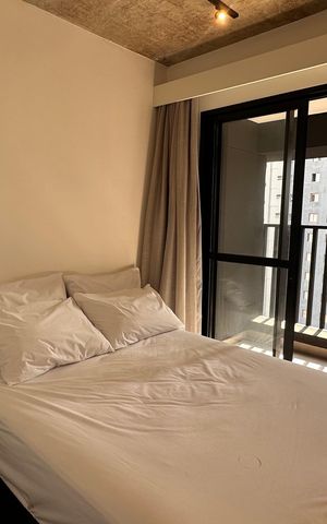 Studio para alugar com 24m², 1 quarto e sem vaga