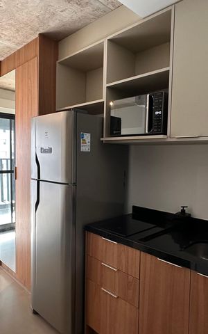 Studio para alugar com 24m², 1 quarto e sem vaga