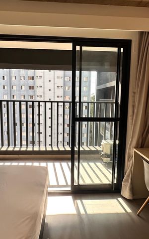 Studio para alugar com 24m², 1 quarto e sem vaga