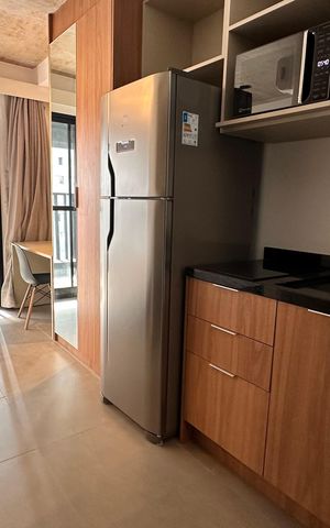 Studio para alugar com 24m², 1 quarto e sem vaga