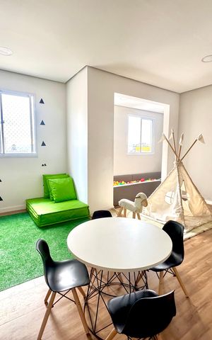 Apartamento para alugar com 47m², 2 quartos e 1 vaga Apartamento para alugar com 47m², 2 quartos e 1 vagaBrinquedoteca