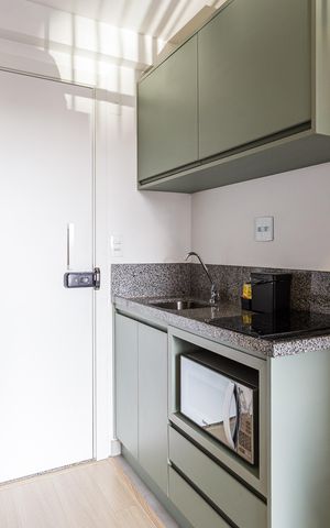 Apartamento para alugar com 28m², 1 quarto e sem vaga Apartamento para alugar com 28m², 1 quarto e sem vagaCozinha