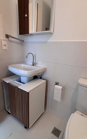 Apartamento para alugar com 55m², 2 quartos e 1 vaga Apartamento para alugar com 55m², 2 quartos e 1 vagaBanheiro do Quarto 1