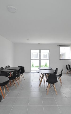 Apartamento à venda com 32m², 2 quartos e 1 vagaÁrea comum - Salão de festas