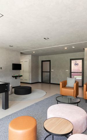 Studio para alugar com 25m², 1 quarto e sem vaga Studio para alugar com 25m², 1 quarto e sem vagaSalão de Jogos