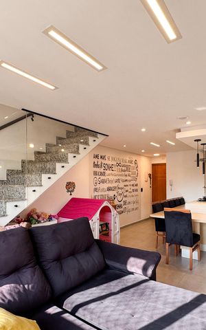 Apartamento à venda com 127m², 3 quartos e 2 vagas Apartamento à venda com 127m², 3 quartos e 2 vagasSala