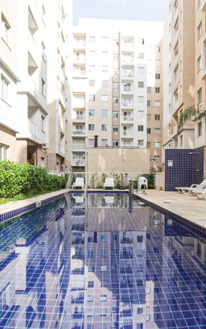 Apartamento à venda com 38m², 2 quartos e sem vaga Apartamento à venda com 38m², 2 quartos e sem vagaÁrea comum - Piscina
