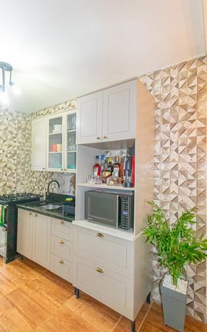 Casa de condomínio à venda com 45m², 2 quartos e 1 vaga Casa de condomínio à venda com 45m², 2 quartos e 1 vagaCozinha