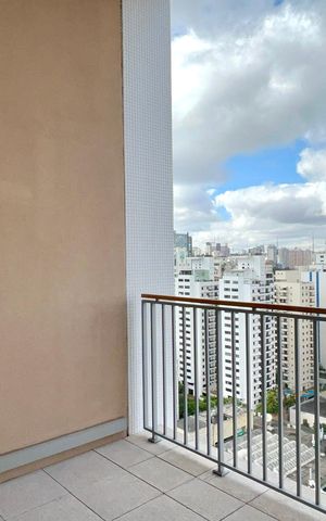 Apartamento à venda com 84m², 1 quarto e 1 vaga Apartamento à venda com 84m², 1 quarto e 1 vagaVaranda
