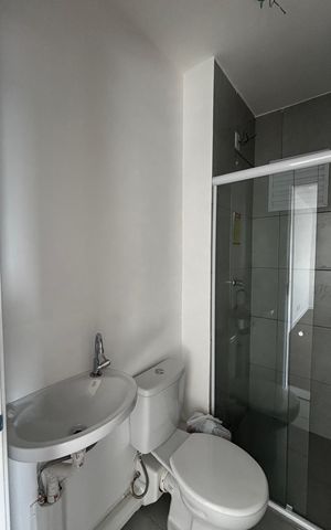 Apartamento para alugar com 39m², 2 quartos e 1 vaga Apartamento para alugar com 39m², 2 quartos e 1 vagaBanheiro