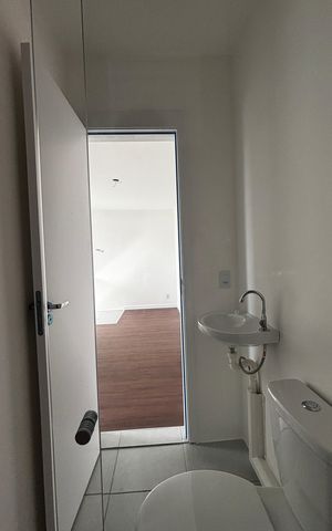 Apartamento para alugar com 39m², 2 quartos e 1 vaga Apartamento para alugar com 39m², 2 quartos e 1 vagaBanheiro