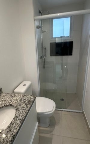 Apartamento para alugar com 62m², 2 quartos e 1 vaga Apartamento para alugar com 62m², 2 quartos e 1 vagaBanheiro Social