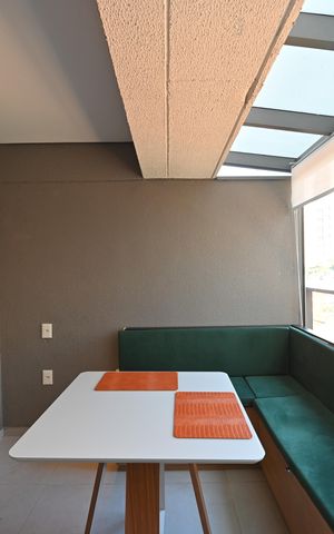 Studio à venda com 32m², 1 quarto e sem vagaVaranda