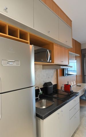 Studio à venda com 32m², 1 quarto e sem vagaCozinha