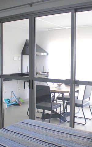 Studio à venda com 39m², 1 quarto e 1 vagaVaranda gourmet