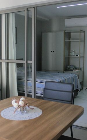 Studio à venda com 39m², 1 quarto e 1 vagaVaranda gourmet