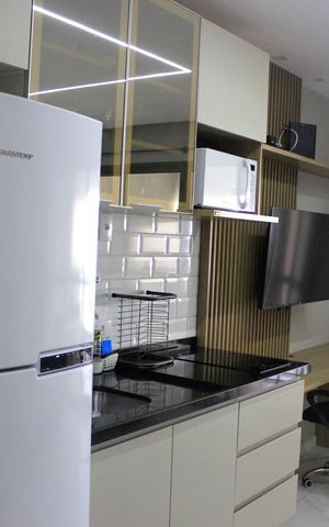 Studio à venda com 39m², 1 quarto e 1 vagaCozinha