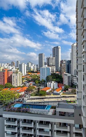 Apartamento para alugar com 104m², 1 quarto e 1 vaga