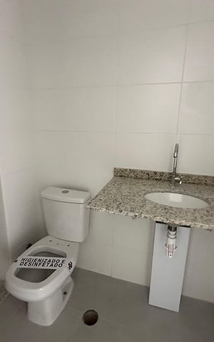 Apartamento para alugar com 48m², 1 quarto e 1 vaga Apartamento para alugar com 48m², 1 quarto e 1 vagaBanheiro