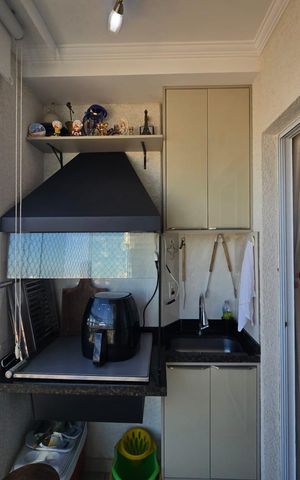 Apartamento à venda com 51m², 2 quartos e 1 vaga Apartamento à venda com 51m², 2 quartos e 1 vagaVaranda gourmet