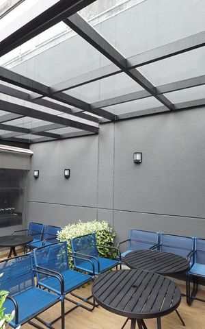 Apartamento à venda com 27m², 1 quarto e sem vagaChurrasqueira